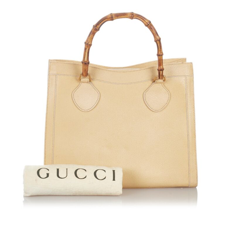 Gucci Vintage Diana Bamboo Hand Bag