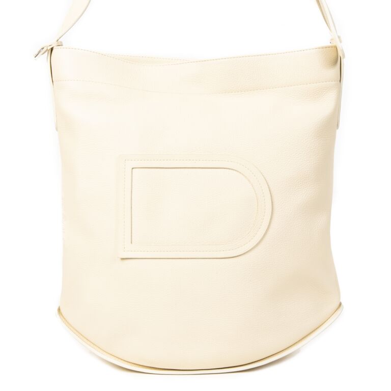 Delvaux Pin Daily Surpiqué Ivory ○ Labellov ○ Buy and Sell