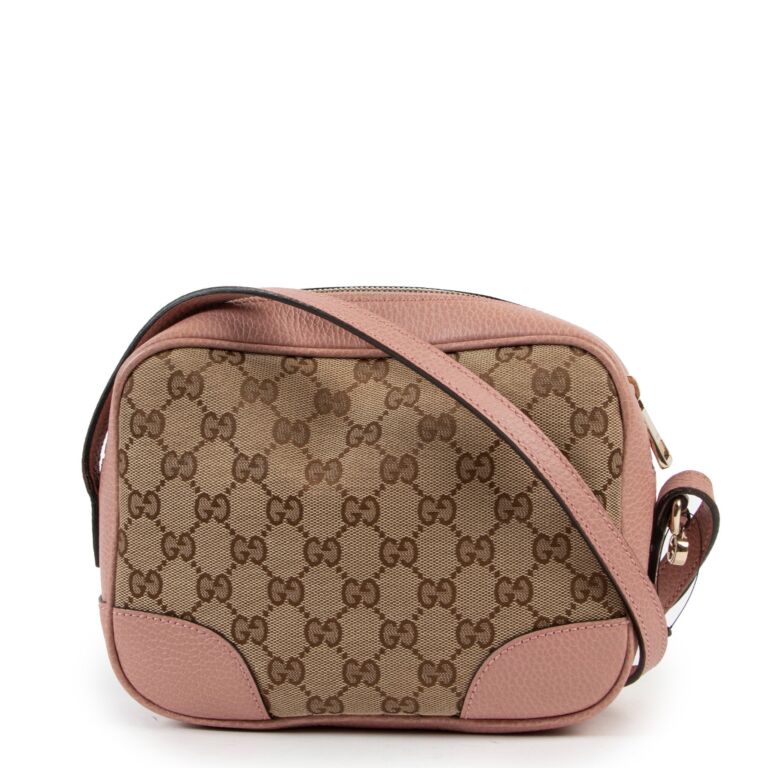 Gucci Pink Bree Monogram Crossbody Bag ○ Labellov ○ Buy and Sell Authentic  Luxury