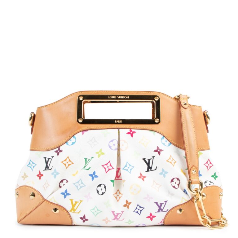 Louis Vuitton Judy MM White Monogram Multicolore ○ Labellov ○ Buy and Sell  Authentic Luxury