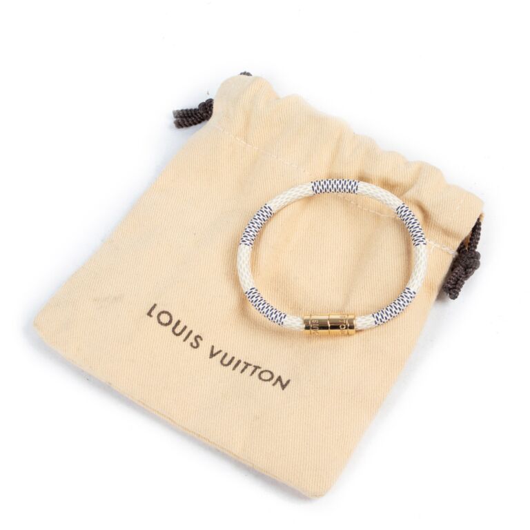 Louis Vuitton Damier Azur Keep It Bracelet