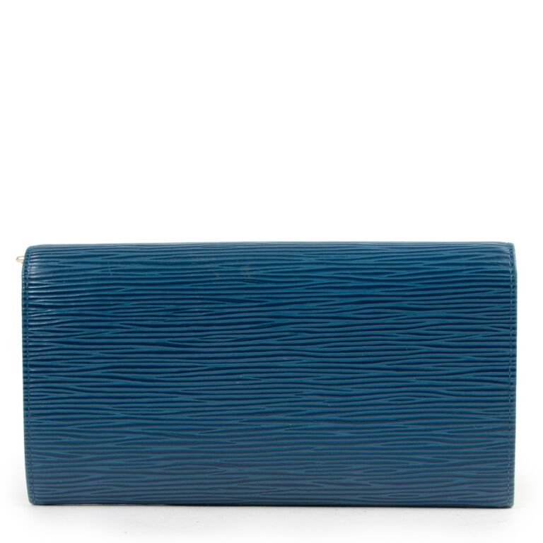 Cloth wallet Louis Vuitton Blue in Cloth - 25274440