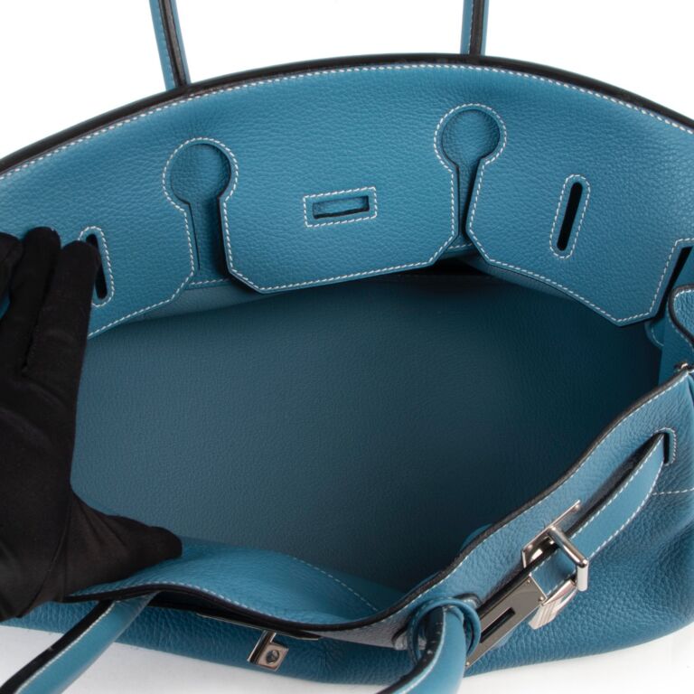 Hermes Shoulder Birkin JPG 2 Bag, Electric Blue 42cm Togo – Boutique Patina