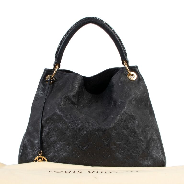 Louis Vuitton Navy Blue Artsy Monogram Emprinte Shoulder Bag ○ Labellov ○  Buy and Sell Authentic Luxury