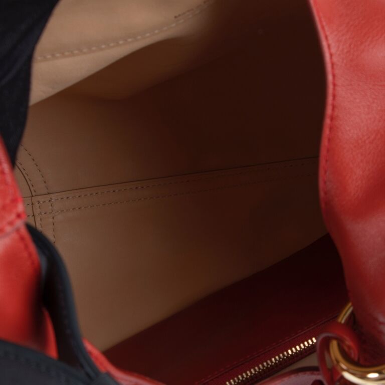 Delvaux Red Givry Bag ○ Labellov ○ Buy and Sell Authentic Luxury