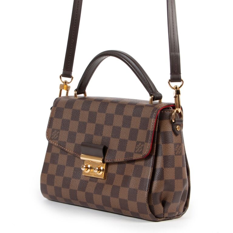 Louis Vuitton Damier Ebene Canvas Croisette Crossbody Bag ○ Labellov ○ Buy  and Sell Authentic Luxury