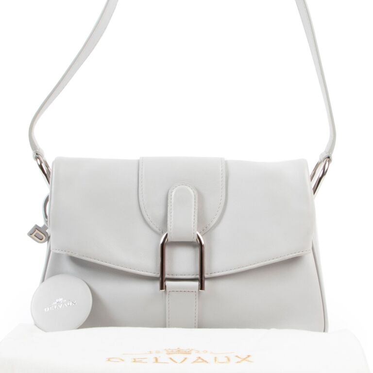 Delvaux Givry Polo Leather Grey Bag at 1stDibs
