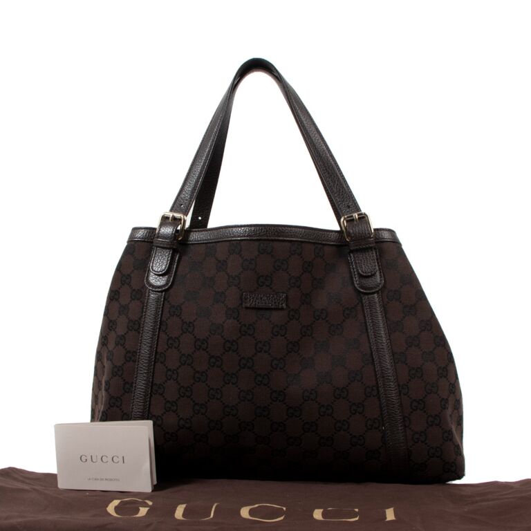 leather gucci tote bag