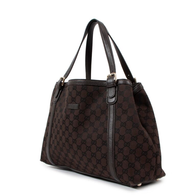 Gucci Black Monogram GG Tote Bag 863381 – Bagriculture