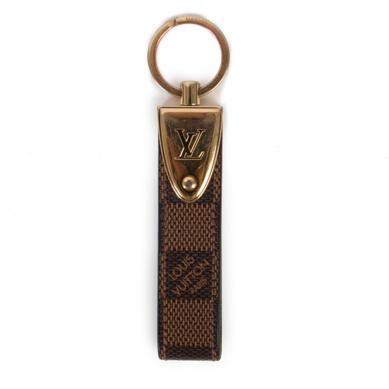 Louis Vuitton Damier Ebene Dragonne LV Keychain ○ Labellov ○ Buy and Sell  Authentic Luxury