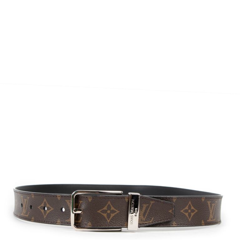 Louis Vuitton Leather Pont Neuf Belt - Black Belts, Accessories - LOU107730