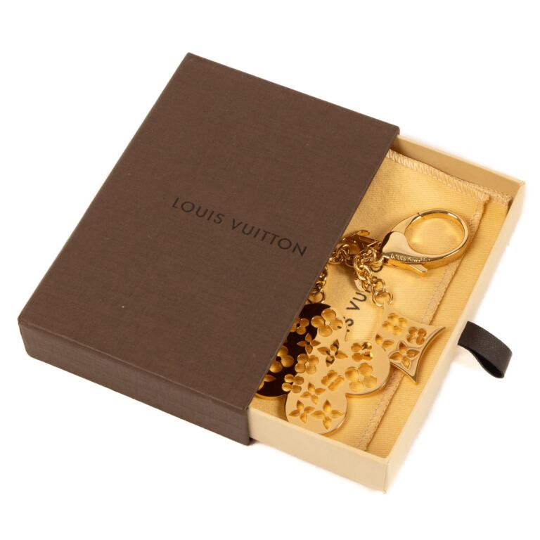 LOUIS VUITTON Monogram Gold Tone Keychain item #40414 – ALL YOUR BLISS