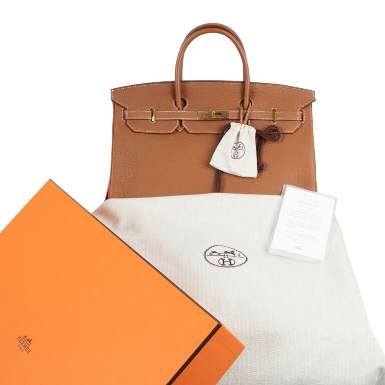 Hermès HSS Birkin 40 Gold/Orange Poppy Togo BPHW ○ Labellov