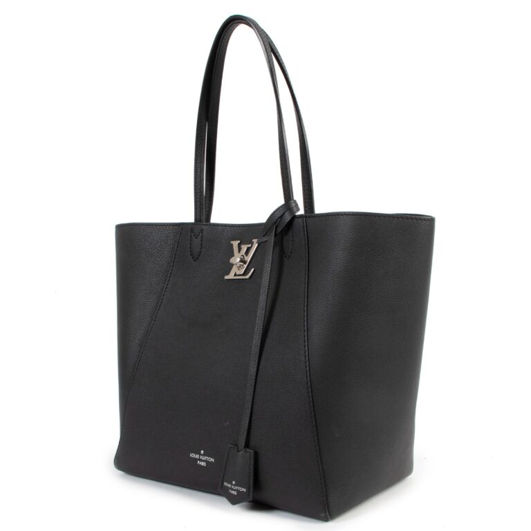 Louis Vuitton Lockme Cabas Black Tote Bag ○ Labellov ○ Buy and Sell  Authentic Luxury