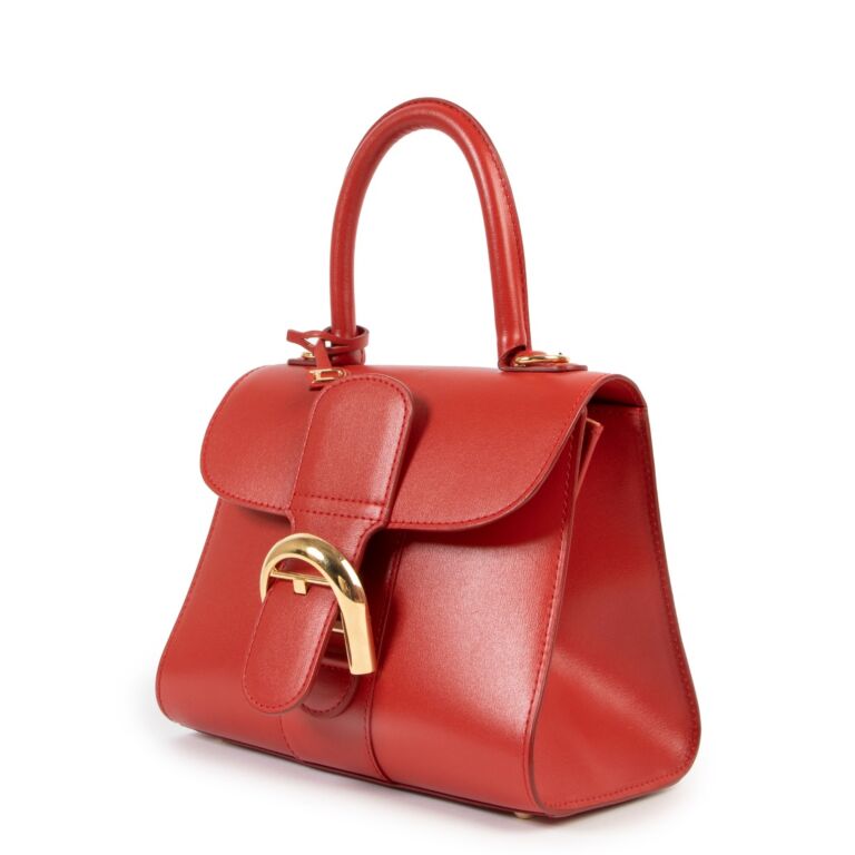 Brillant leather handbag Delvaux Red in Leather - 20976888