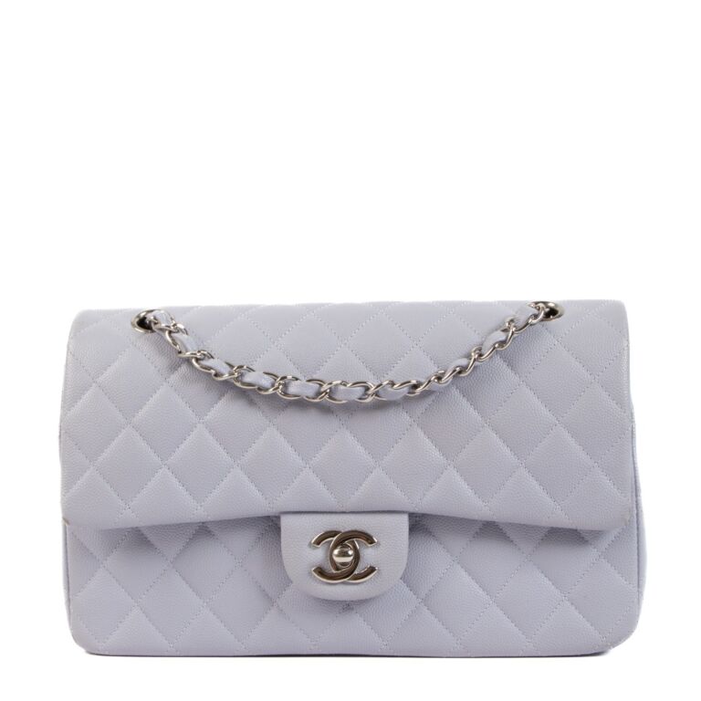 Chanel Lilac Caviar Classic Flap ○ Labellov ○ Buy and Sell Luxury