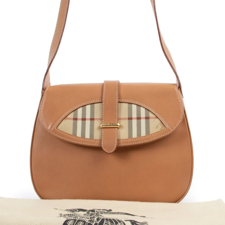 Authentic Burberry Check Canvas Leather Coin Purse Beige #509018