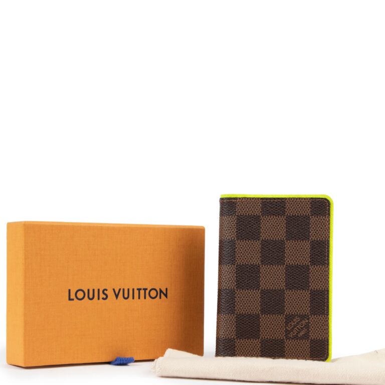Louis Vuitton Damier Ebene Neon Card Holder ○ Labellov ○ Buy and Sell  Authentic Luxury