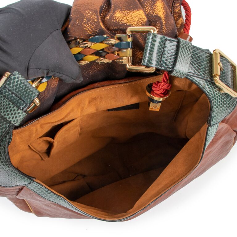 Louis Vuitton Snakeskin-Trimmed Epices Kalahari GM - Brown Hobos, Handbags  - LOU265702