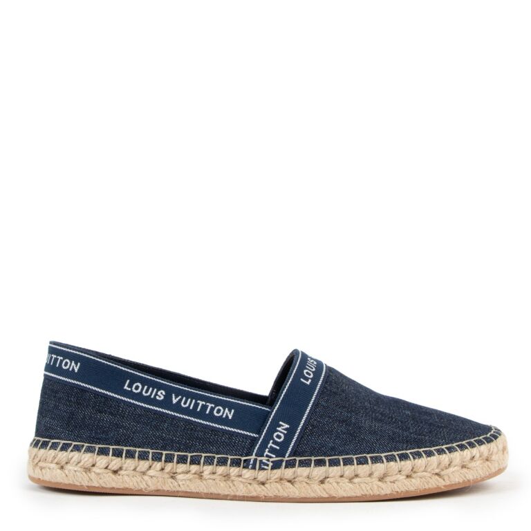 Louis Vuitton, Shoes, Authentic Louis Vuitton Denim Espadrilles