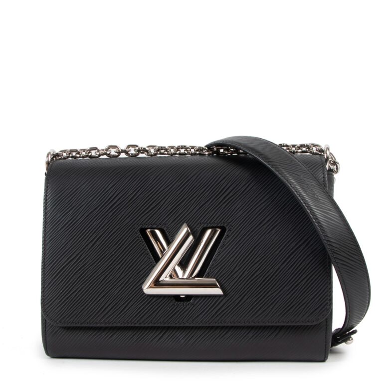 Louis Vuitton LV Twist Belt Epi Leather Medium Black 2185691