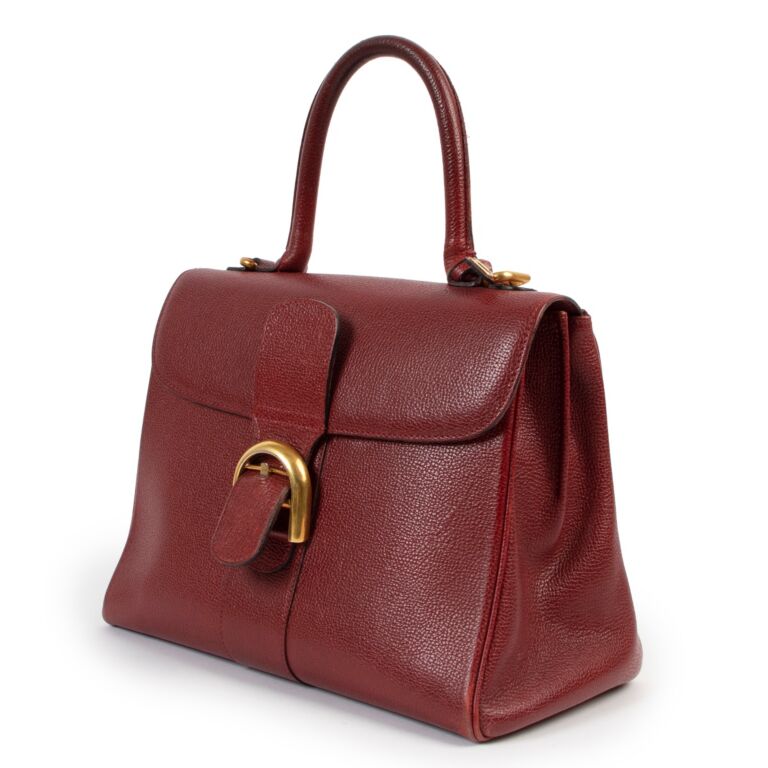 Delvaux Burgundy 'Madame' Bag ○ Labellov ○ Buy and Sell Authentic Luxury