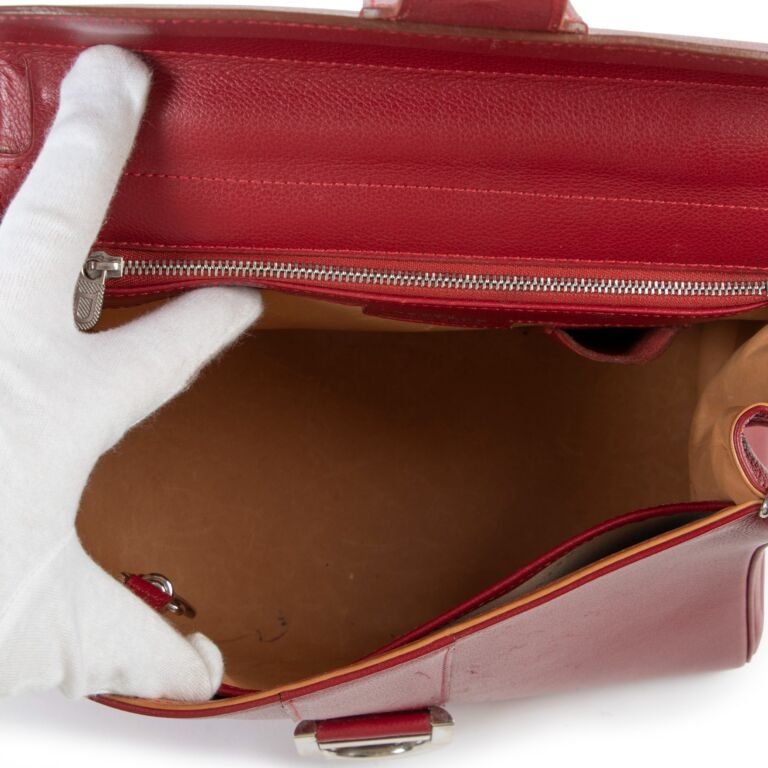 Delvaux Brillant Red MM  Bags, Vintage bags, Vintage handbags