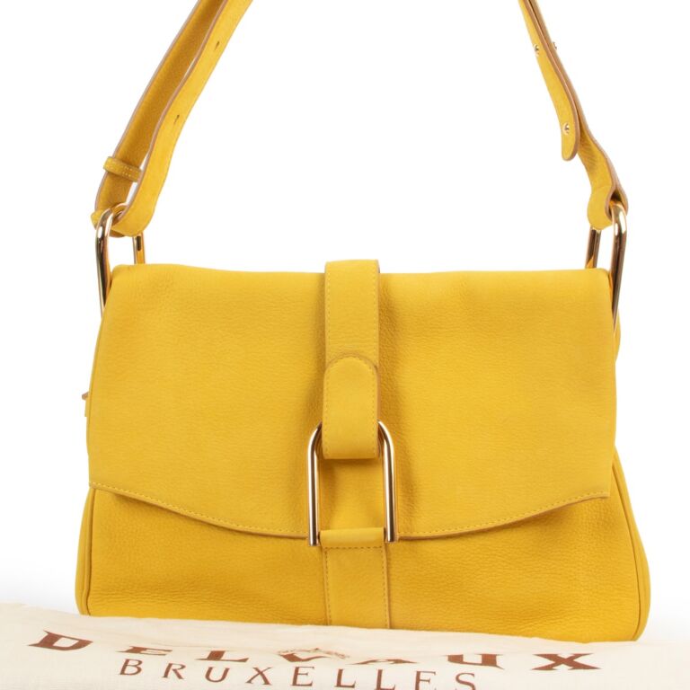 Delvaux Brillant Yellow PM ○ Labellov ○ Buy and Sell Authentic