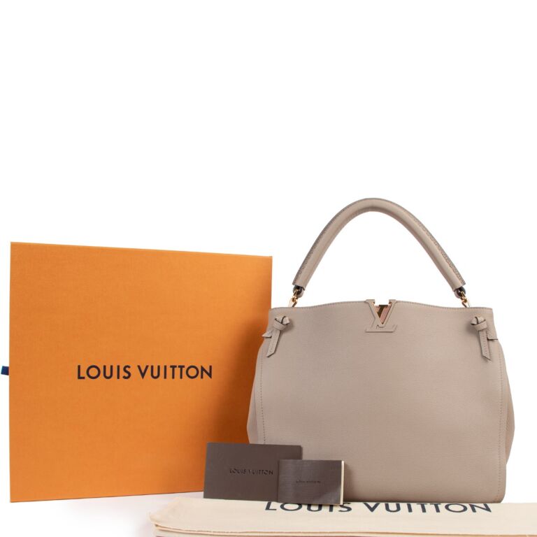 Louis Vuitton LV Unisex Hobo Cruiser PM Handbag Granite Taurillon