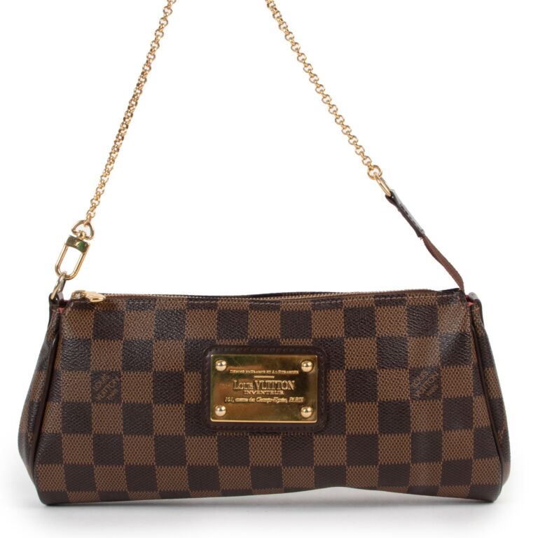 Eva leather handbag Louis Vuitton White in Leather - 35370226