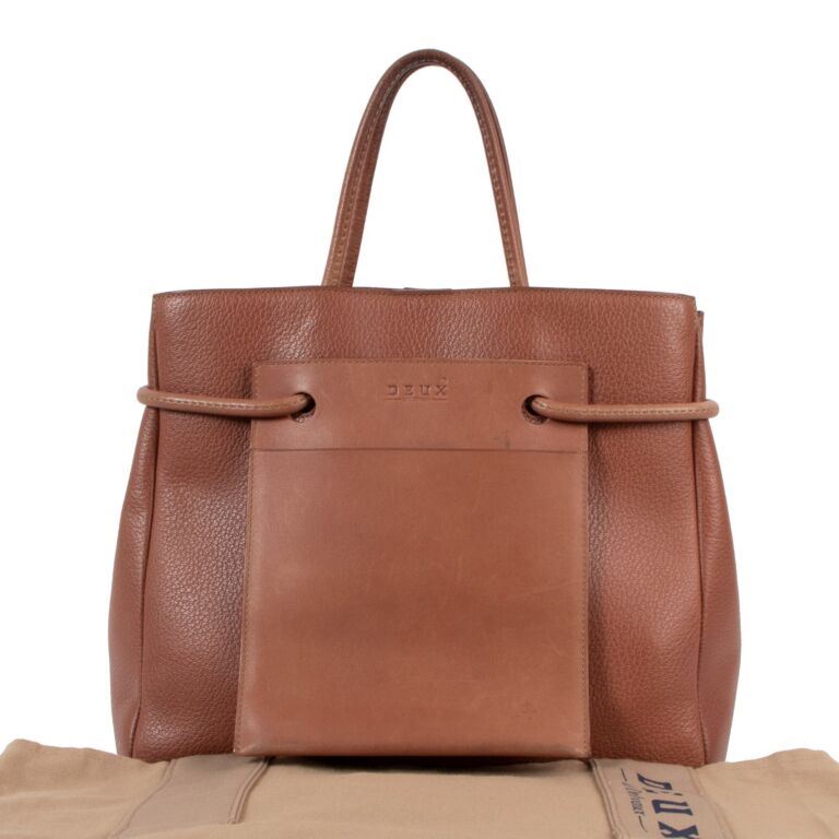 Brown Delvaux Louise Leather Tote Bag – Designer Revival