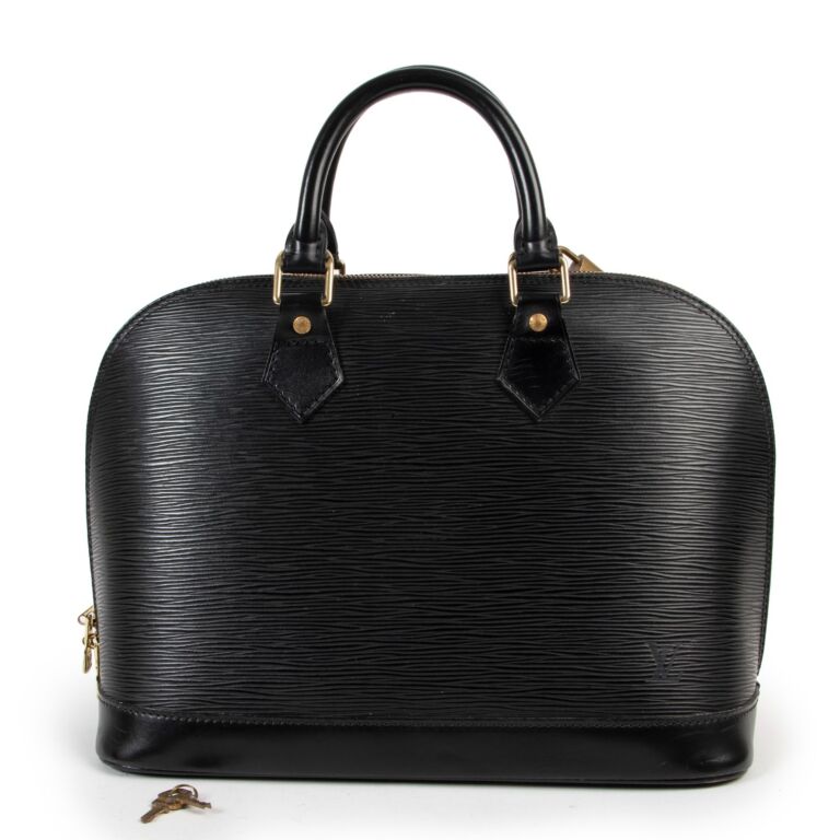 Louis Vuitton Alma Black Bags & Handbags for Women for sale