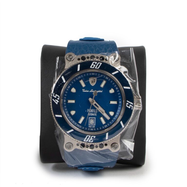Tonino Lamborghini Panfilo Date Blue Watch ○ Labellov ○ Buy and Sell  Authentic Luxury