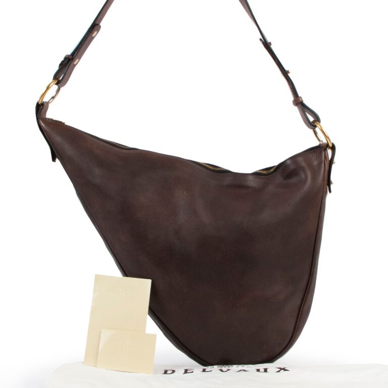 Tempête leather handbag Delvaux Gold in Leather - 34904885