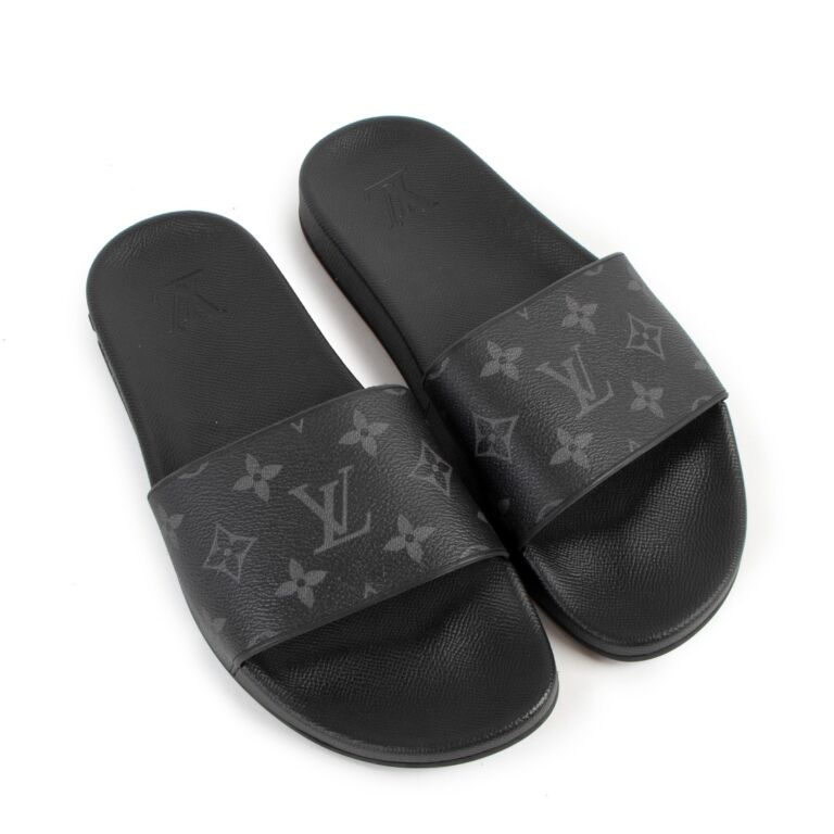 Louis Vuitton Rubber Monogram Waterfront Mule Sandals – Uptown