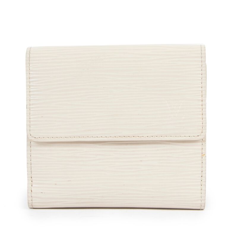 Leather wallet Louis Vuitton White in Leather - 24964124