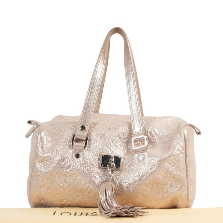 2008 Louis Vuitton Limited Pink Frost Monogram Shimmer Halo Automn Hiver  Handbag at 1stDibs
