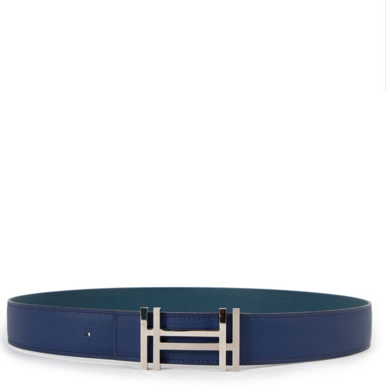 Hermes Mens Belts, Blue, 【Inventory Required Check】110