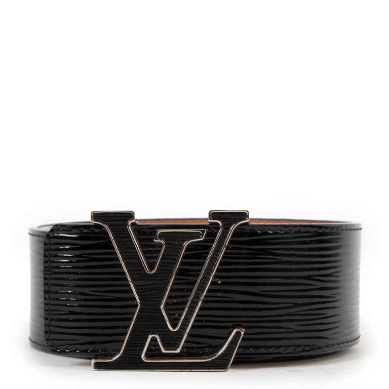 Louis Vuitton Black Electric Epi Leather LV Initiales Reversible