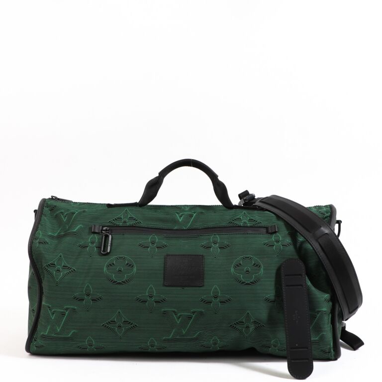 Louis Vuitton Virgil Abloh Monogram 3D Nylon 2054 Reversible Keepall Bandoulière 50, 2019 (Very Good), Handbag