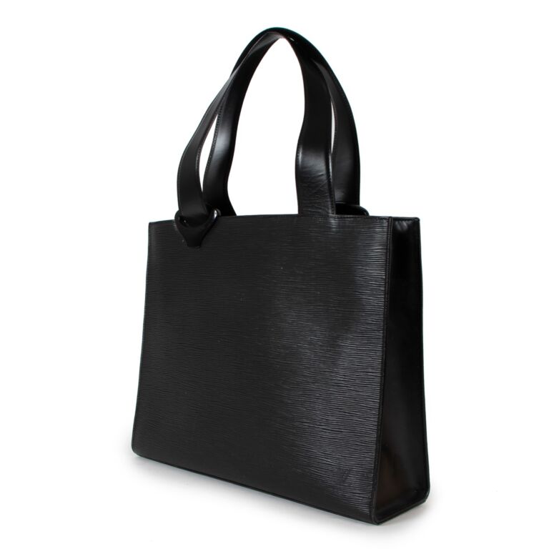 Louis Vuitton Black Epi Leather Z Gemeaux Tote Bag ○ Labellov