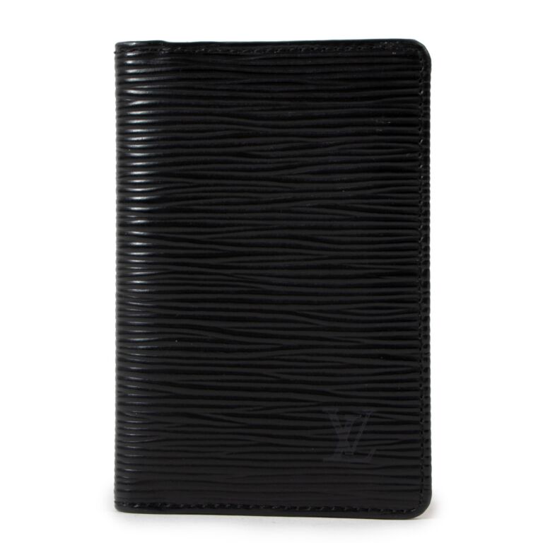 Louis Vuitton Black Epi Leather Card Holder ○ Labellov ○ Buy and Sell  Authentic Luxury