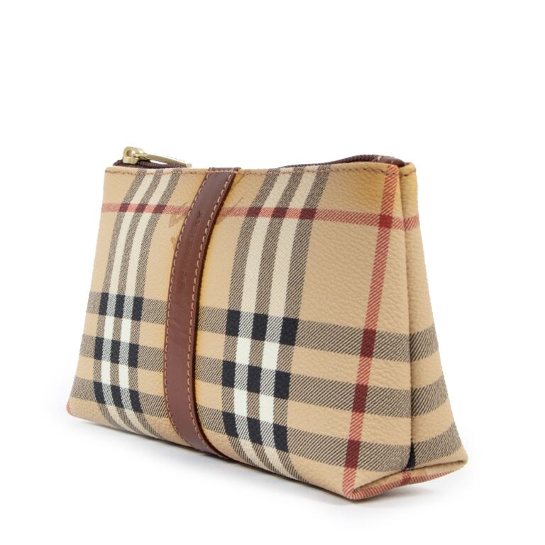 Burberry London Nova Check Cosmetic Pouch ○ Labellov ○ Buy and Sell  Authentic Luxury