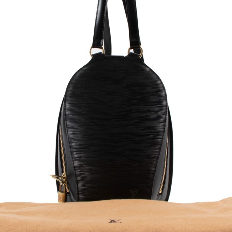 Louis Vuitton Black Epi Leather Mabillon Backpack ○ Labellov