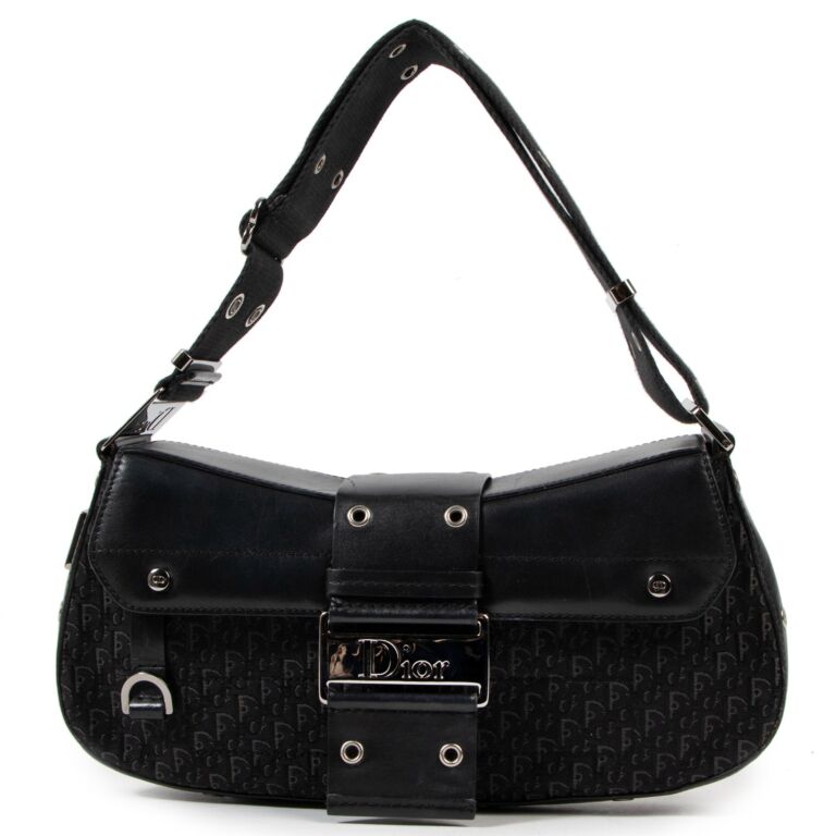 Columbus leather handbag Dior Black in Leather - 33597768