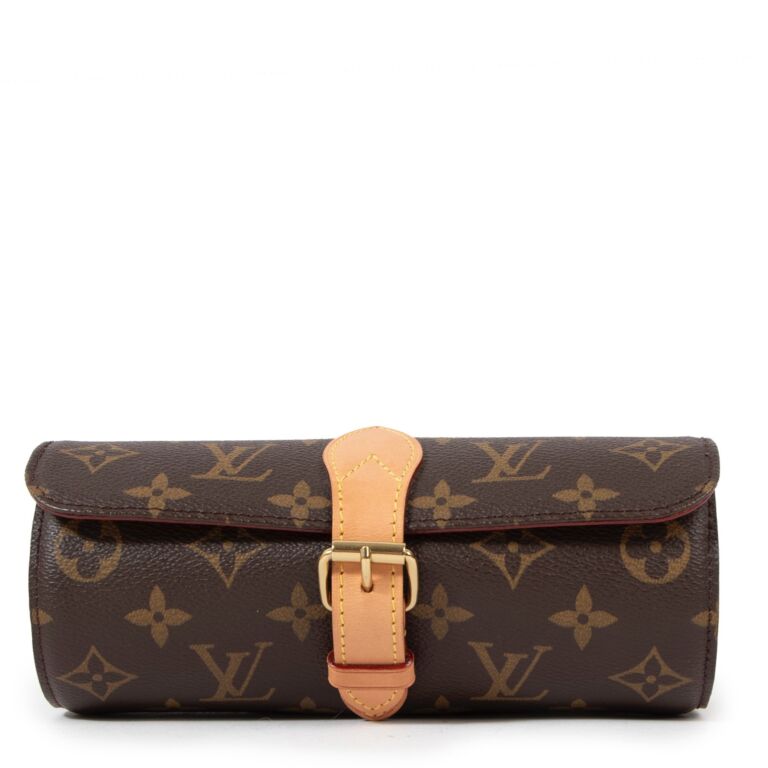 Louis Vuitton 3 Watch Case, Ideal for Travel