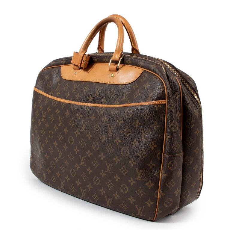 Louis Vuitton Monogram Canvas Alize 24 Heures Bag ○ Labellov