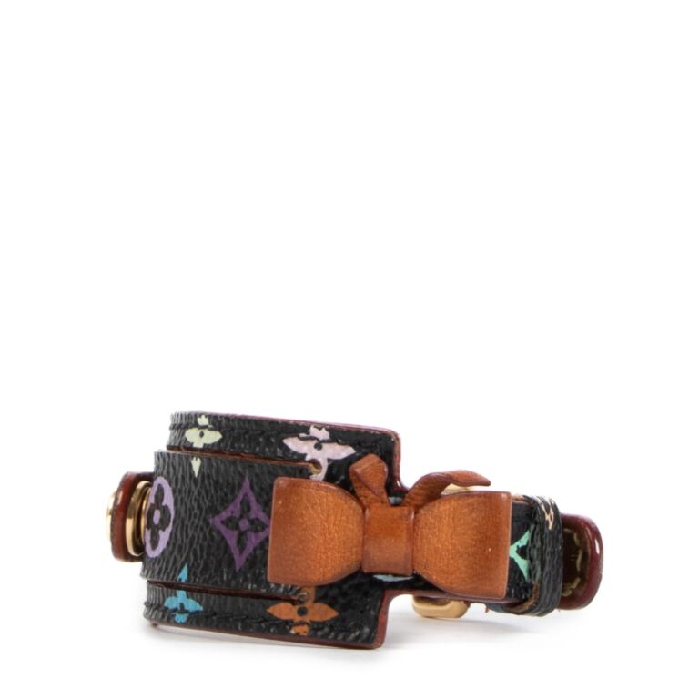 Louis Vuitton x Takashi Murakami Monogram Multicolore Bow ID Bracelet ○  Labellov ○ Buy and Sell Authentic Luxury