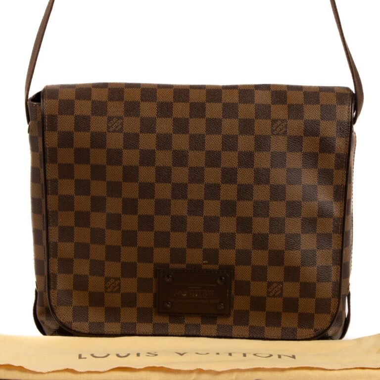 Louis Vuitton Damier Ebene Brooklyn mm Crossbody Bag