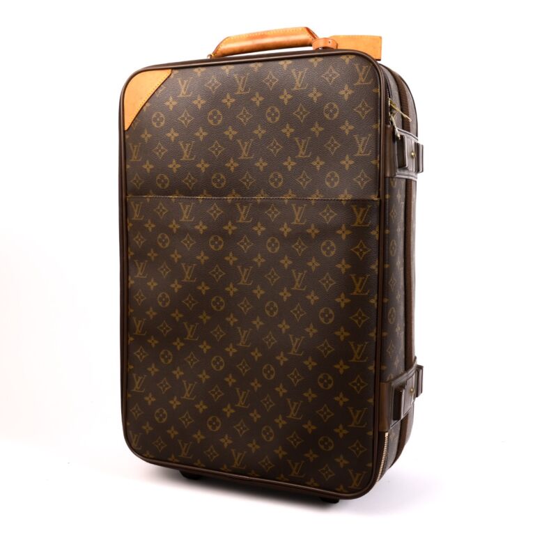 Louis Vuitton Pegase 55 Monogram Canvas travel suitcase